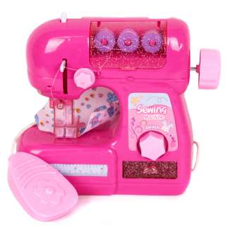 Kids Sewing Machine W/ Music, Pink, Purple Pedal  Affordable Gift for 