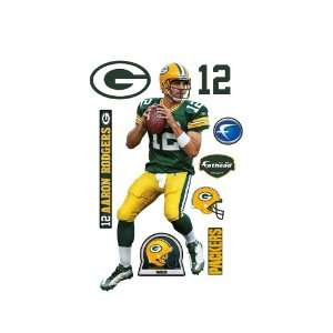  Fathead Aaron Rodgers Green Bay Packers Wall Decal Sports 
