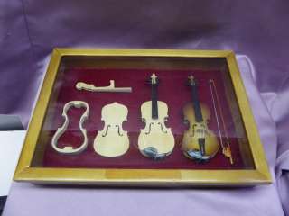 Unique Violin Player Gift   Shadow Box Wall Frame How a Violin is 