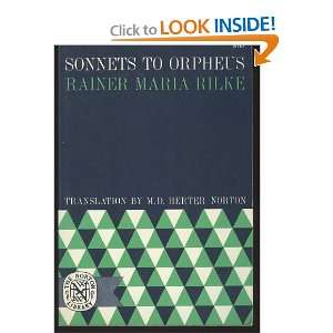  Sonnets to Orpheus Rainer Maria Rilke Books