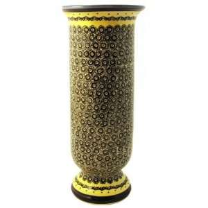  Euroquest Imports Polish Pottery 15 Vase   Pattern DU1 