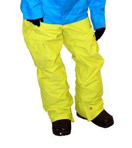 Quiksilver Survival Snowboard Pants Size XL Yellow NWT  