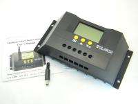 30A 12V/24V Solar Controller Regulator Charge Battery Safe Protection 