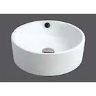 Bathroom Round Ceramic Vessel Vanity Sink Art Basin items in Euro 