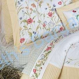 Laura Ashley MAY GARDEN Wildflower Twin Sheet Set NEW  