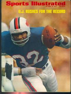 1973 Sports Illustrated O.J. Simpson Buffalo Bills  