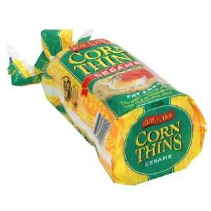 Corn Thins, 95+% Organic, Sesame, 5.3 oz (pack of 6 )