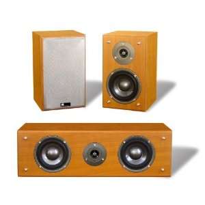   Surround Speakers [pair] Plus 1 140w [rms] Center Speaker [sugar Maple