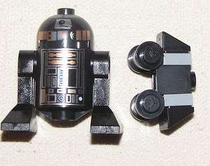 LEGO LOT OF STAR WARS BLACK DROID R2 D5 ASTROMECH DROID AND MOUSE 