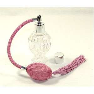 Style Refillable Empty Glass Perfume Bottle Lavender Bulb Tassel Spray 