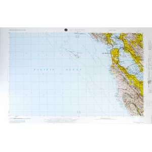  SAN FRANCISCO REGIONAL Raised Relief Map in the state of 