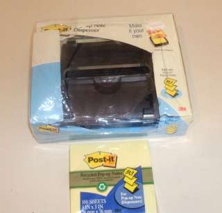   POST IT POP UP NOTE DISPENSER MODEL DS330 & A NOTE PAD REFILL  