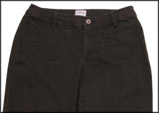 CHICOS Womens Brown STRETCH PANTS Jeans sz 0 Reg ~ XS 4  