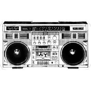  Retro Boombox Speaker  Players & Accessories