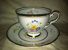 Royal Albert Gold Trimmed Sweet Pea Tea Cup and Saucer  