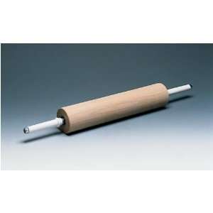  Paderno Wooden Rolling Pin With Geared Handles   23 5/8 X 