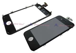 Repair Black Touch Glass Screen Digitizer+LCD Display Assembly For 