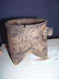   Chinese Neolithic Blackware Pottery Tripod Vessel Pot China Antiquity