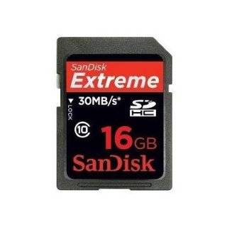 SanDisk Extreme 30MB/s SDHC Flash Memory Card   16 GB