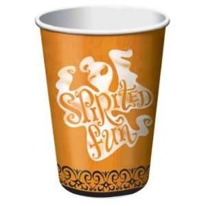  Halloween Scary Silhouettes 12 oz Paper Cups 8 Per Pack 