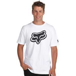 Fox Racing Electric Head s/s Tee White L  Sports 