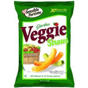 Sensible Portion Garden Veggie Straws Lightly Salted, 20 Oz (1.25lb 