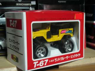 Toyota land cruiser 40 series 1/40 toy car Diapet made in Japan YELLOW 
