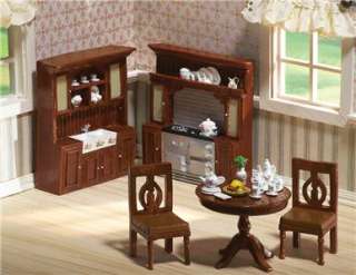 Decorative Miniature Kitchen Collectible Furniture Set New  