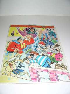   4508, Terrytoons, The Mighty Heroes Frame Tray Puzzle, 1967, Complete