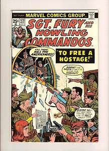   . FURY AND HIS HOWLING COMMANDOS #123 FN  Bronze Age DC Comic Book
