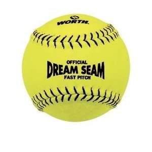   NSA Dream Seam Fastpitch Softballs Dozen (C11NYL)