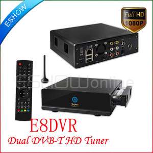 Full HD DVB T Recorder Dual HD TUNER DVR D3044A  