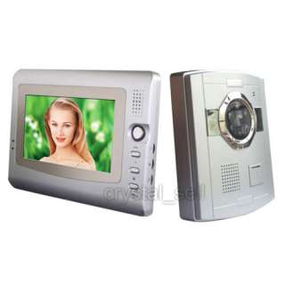 TFT LCD wired video door phone home intercom system  