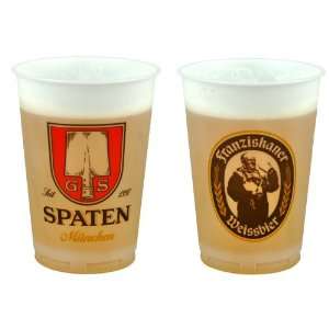 Spaten/Franziskaner 14oz White See Through Cups, Pack of 50  