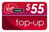 Virgin Mobile Refill Minutes Instant Prepaid Airtime