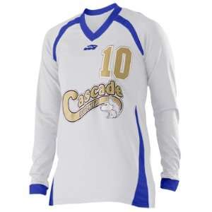   Custom Volleyball Jerseys WH/RO   WHITE/ROYAL WS