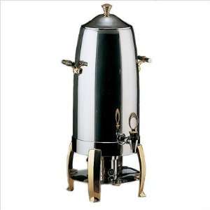  Five (5) Gallon Coffee Urn   Stainless Steel with Brass 