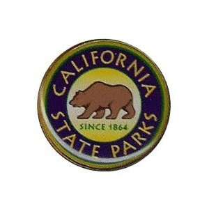  California State Parks Color Lapel Pin Patio, Lawn 