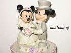 lenox disney minnie s wedding day wishes cake topper mickey