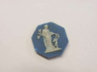 ANTIQUE VICTORIAN UNMOUNTED WEDGWOOD CAMEO, DOUBLE SIDED 1860  