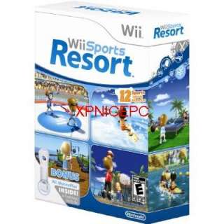 NINTENDO WII CONSOLE FIT 73 GAME SPORTS RESORT BUNDLE 004549688026 
