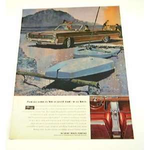  1964 64 Pontiac CATALINA 2+2 AD flip side 7UP Float AD 