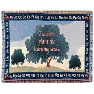  Teachers Plant The Seeds Tapestry Throw