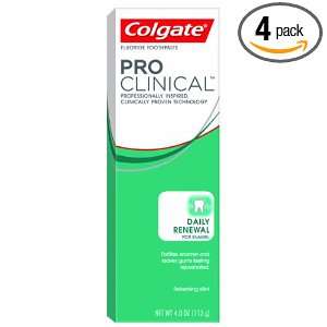   Daily Renewal for Enamel Toothpaste, Mint, 4 Ounce Boxes (Pack of 4