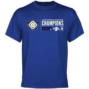   Baseball Tournament Champions T shirt   Royal Blue