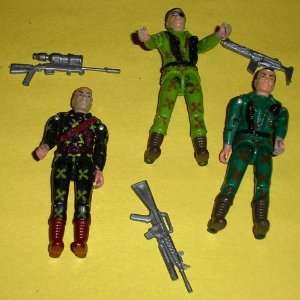    Flexible Army Commandos, with Weapons (Set of 3) Toys & Games