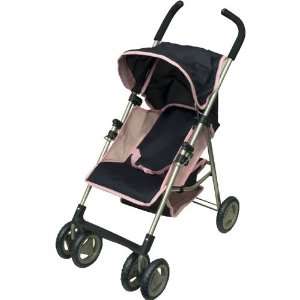  Classic Black and Pink Doll Stroller Toys & Games