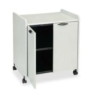  Mobile Utility Cabinet, 27w x 20d x 31h, Nebula Gray/Black 
