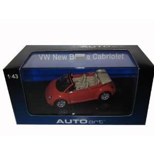   VW Cabrio Sundown Orange 1/43 Autoart Diecast Car Model Toys & Games