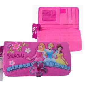  Disney Princess Wallet   Cinderella Belle Sleeping Beauty 
